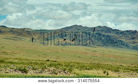 Mountain Plateau In The Area Zavkhan River