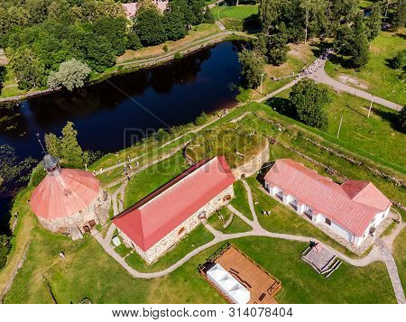 Panorama From The Air Of The Museum-fortress 