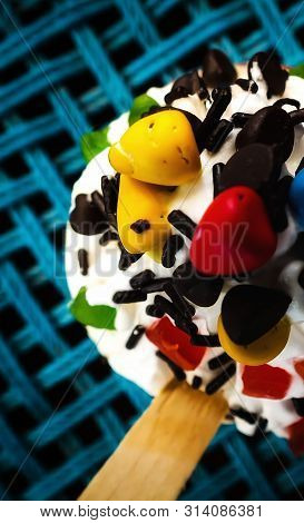 A Beautiful And Very Tasty Ice Cream Photo