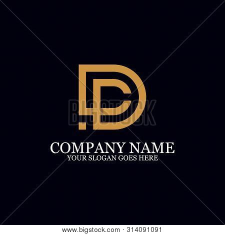 Letter Dc Monogram Logo Inspiration, Great For Logo Marks, Clean And Clever Logo Templates, Initial 