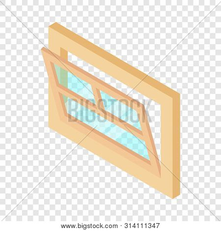 Open Window Leaf Icon. Isometric Illustration Of Open Window Leaf Vector Icon For Web