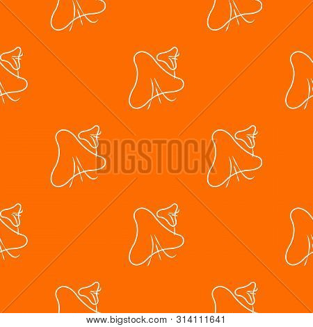 Smallpox Virus Pattern Vector Orange For Any Web Design Best