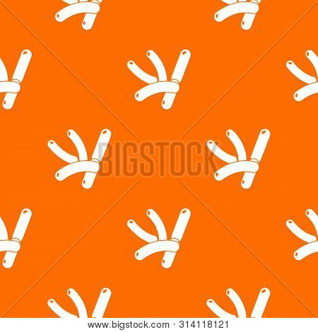 Bacilli Pattern Vector Orange For Any Web Design Best