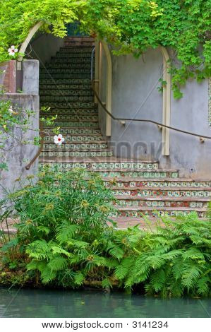 San Antonio Riverwalk Staircase