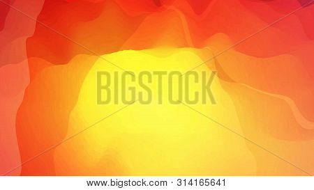 Gradient Wave. 3D Wavy Background With Dynamic Effect. Vector Illustration.