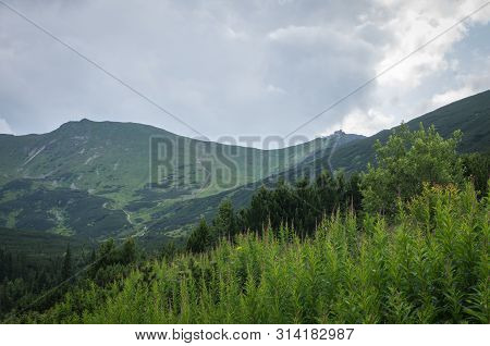 Save
Download Preview
Kasprowy Peak And Hala Gasienicowa(valey Gasienicowa) In Tatra Mountains In Za