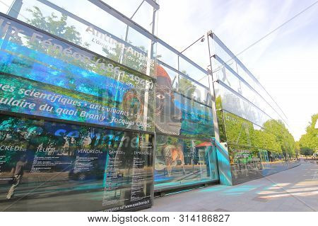Paris France - May 23, 2019: Museum Of Quai Branly Paris France