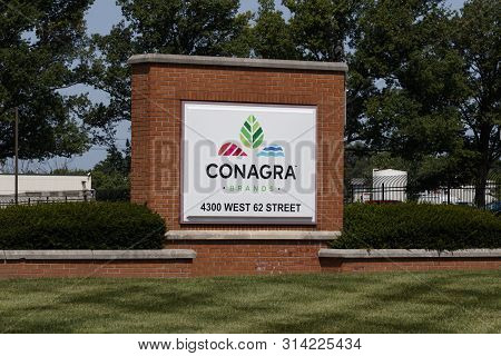 Indianapolis - Circa July 2019: Conagra Brands Manufacturing Plant. Conagra Makes Over 60 Brands Of 
