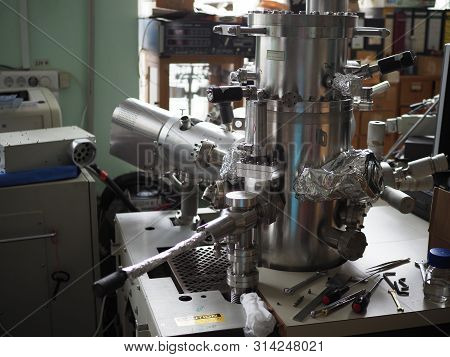 Mass Spectrometer In A Laboratory Close-up. Russia, Saratov - July 2019