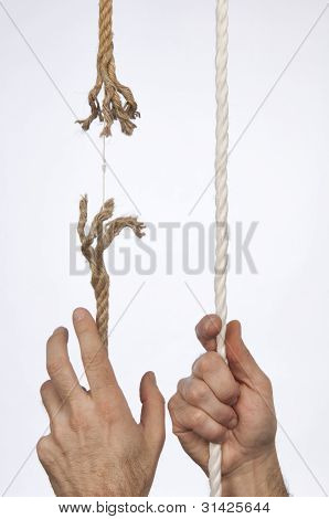 Postrzępione liny