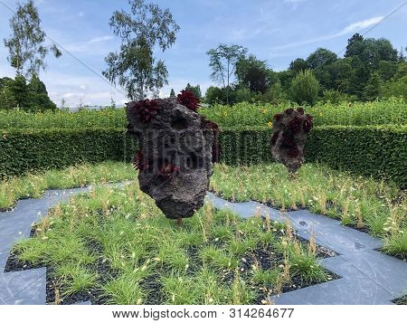 Intercultural Education Garden Or Interkultureller Schulgarten (flower Island Mainau On The Lake Con