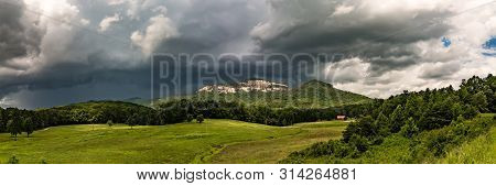 Landscapes Near Lake Jocassee And Table Rock Mountain South Carolina