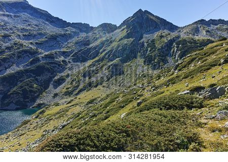 Landscape With Kamenitsa Peak And Mitrovo Lake, Pirin Mountain, Bulgaria