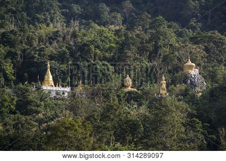 Thailand Phrae Wat Phra That In Khaen Temple
