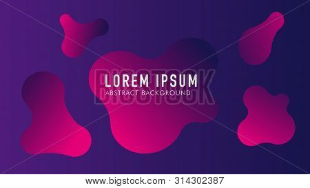 Abstract Liquid Background Design, Pink, Purple, Violet, Colorful, Gradation