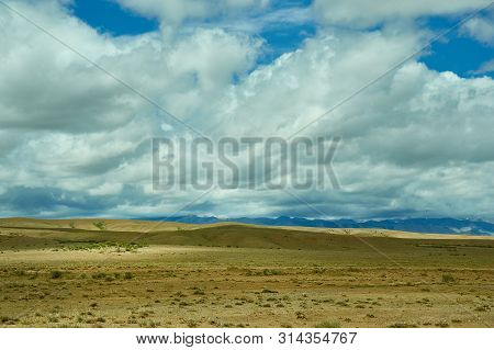 Mountain Plateau In The Area Zavkhan River