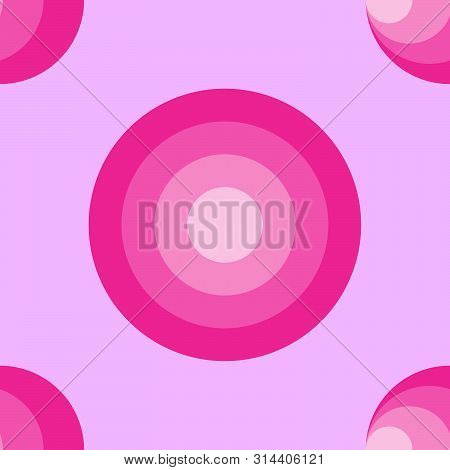 Abstract Ellipse Seamless Pattern Background Design Template, Pinky, Purple, Violet