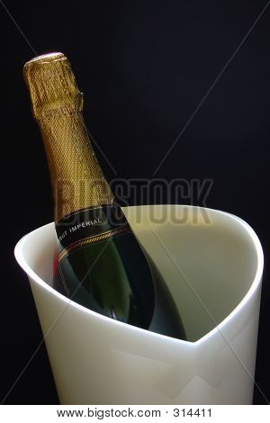 Flasche Champagner