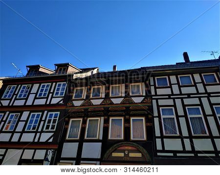 Half Timbered House In The Old Town Of Einbeck, Germany