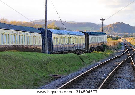Track And Points At The End Of The Passing Loop At Blue Anchor In Somerset. This Is Part Of The West