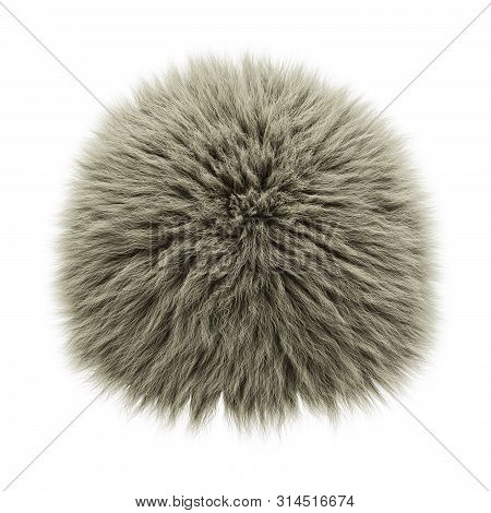 Caucasian Papakha Like Habib On Isolated Background 3d Rendering
