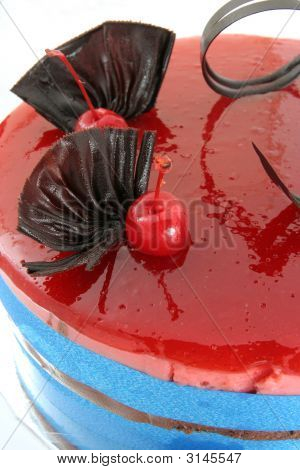 Jordbær med chokolade Mouse kage