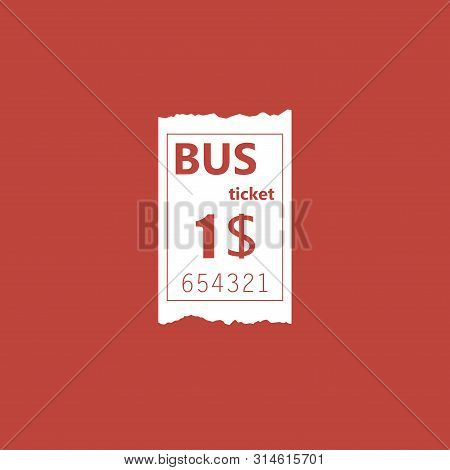 Bus Tickets - Vector Illustration. Web And Print Used