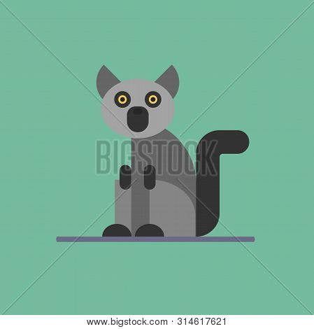Cartoon Cute Animals For Baby Card And Invitation. Vector Illustration. Lion, Dog, Bunny, Bear, Pand