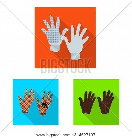 Vector Design Of Own And Textile Symbol. Set Of Own And Safety Vector Icon For Stock.