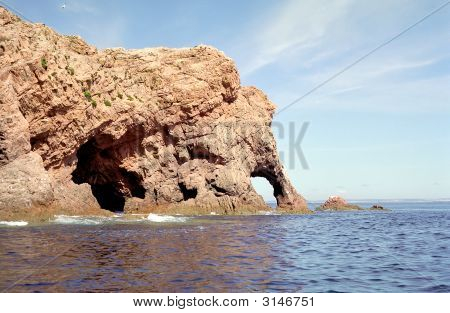 Formede Rock på Berlengas, Portugal