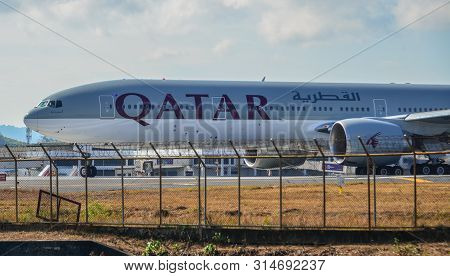 Airplane At Phuket Airport (hkt)