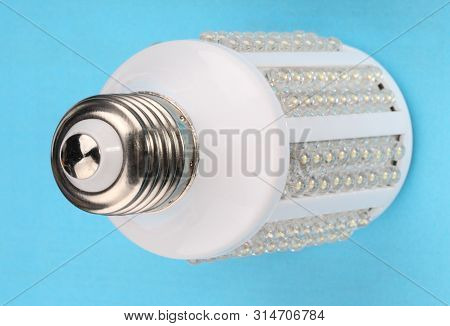 Led Tube Lamp At Dry Sunny Summer Day