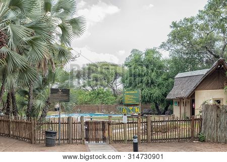 Kruger National Park, South Africa - May 7, 2019: The Swimming Pool At The Letaba Rest Camp