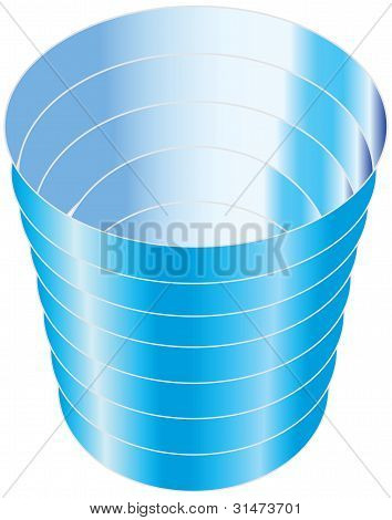 Taza plástica