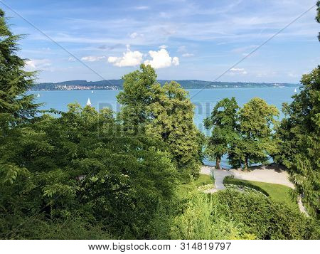 Landscape Of The Lake Constance By The Mainau Island (flower Island Mainau On The Lake Constance) - 