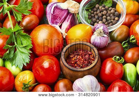 Autumn Canning Tomatoes