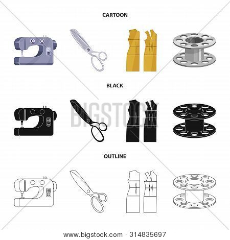 Vector Illustration Of Craft And Handcraft Sign. Set Of Craft And Industry Stock Vector Illustration