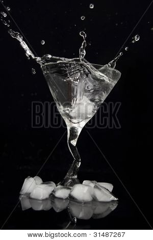 Respingo de bebida Martini
