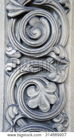 View Of The Detail Of St. Peters Cathedral, Beautiful Stone Decoration In The Historical Center, Bre