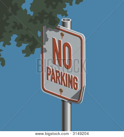 Vejskilt; Ingen parkering