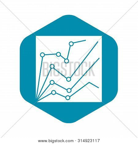 Financial Statistics Icon. Simple Illustration Of Financial Statistics Vector Icon For Web Design