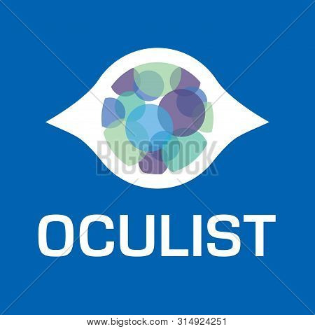 Vector Logo Optometrist, Optics And Vision Check