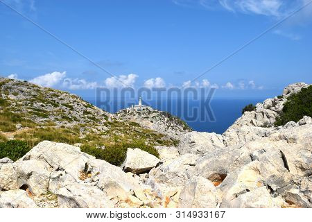 An Amazing Lighthouse In Cap Formentor