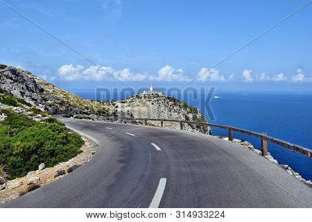 An Amazing Lighthouse In Cap Formentor