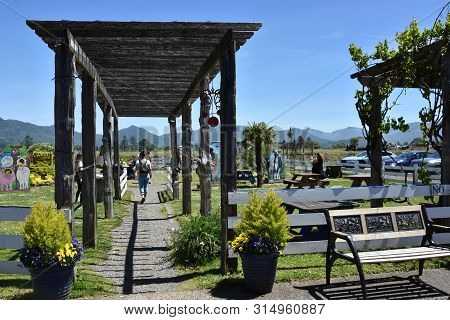 Tillamook, Or - Jun 9: Blue Heron French Cheese Company In Tillamook, Oregon, As Seen On Jun 9, 2019