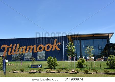 Tillamook, Or - Jun 9: Tillamook Creamery In Tillamook, Oregon, As Seen On Jun 9, 2019. It Offers Se