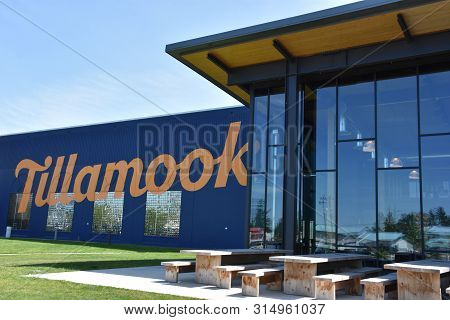 Tillamook, Or - Jun 9: Tillamook Creamery In Tillamook, Oregon, As Seen On Jun 9, 2019. It Offers Se