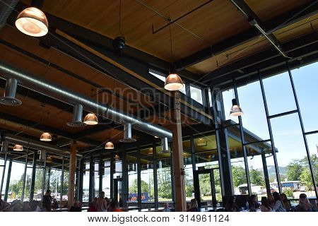 Tillamook, Or - Jun 9: Tillamook Creamery In Tillamook, Oregon, As Seen On Jun 9, 2019. It Offers Se