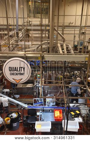 Tillamook, Or - Jun 9: Tillamook Creamery In Tillamook, Oregon, As Seen On Jun 9, 2019. It Offers Se