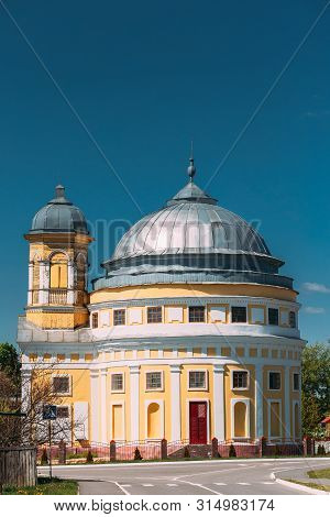 Chachersk, Gomel Region, Belarus. Transfiguration Church. Orthodox Church At Sunny Summer Day In Che